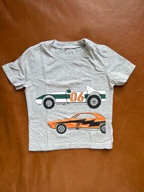 GAP Baby Muscle Cars Grey Tee, 3T